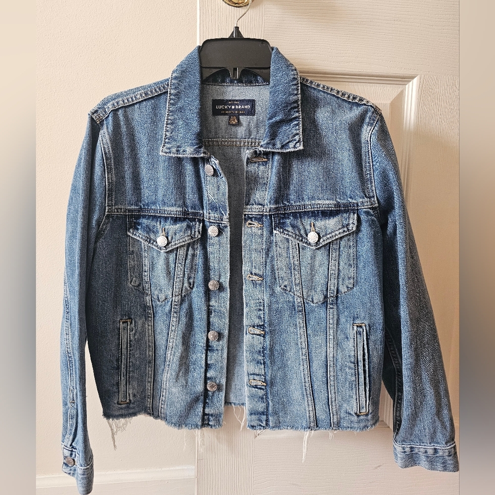 Lucky Brand The Tomboy Trucker jean jacket